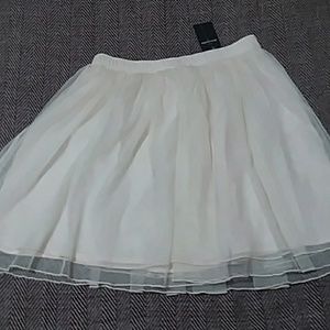 Girl large skirt.
